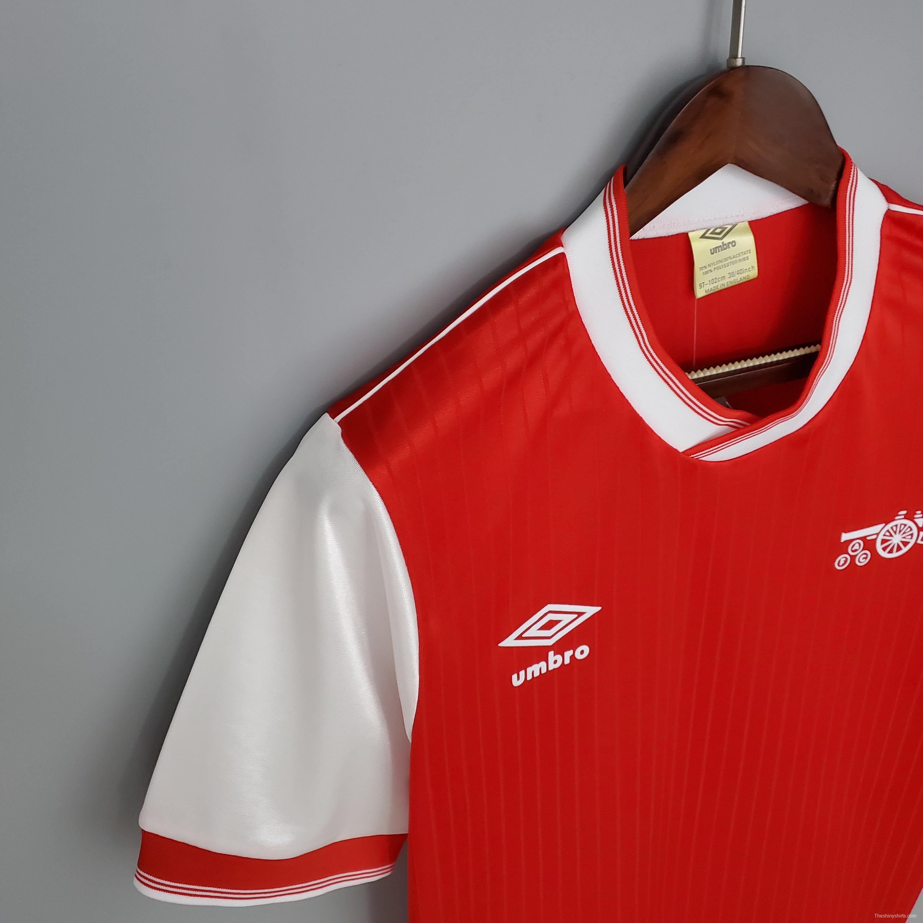 Retro 83/86 Arsenal home Soccer Jersey