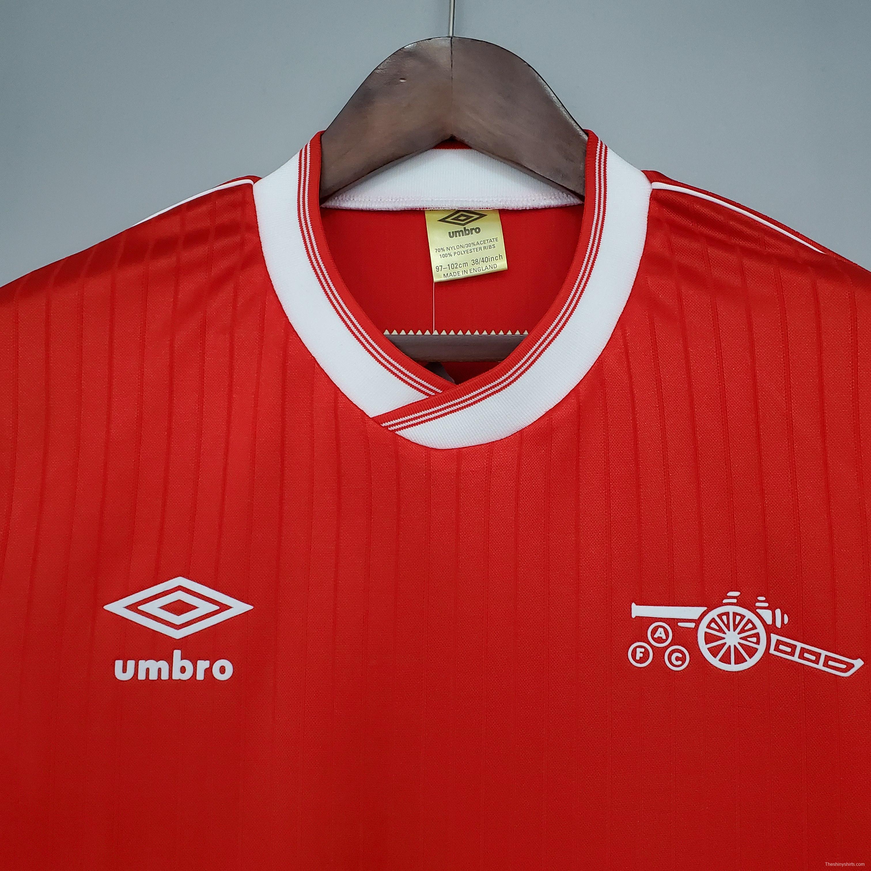 Retro 83/86 Arsenal home Soccer Jersey