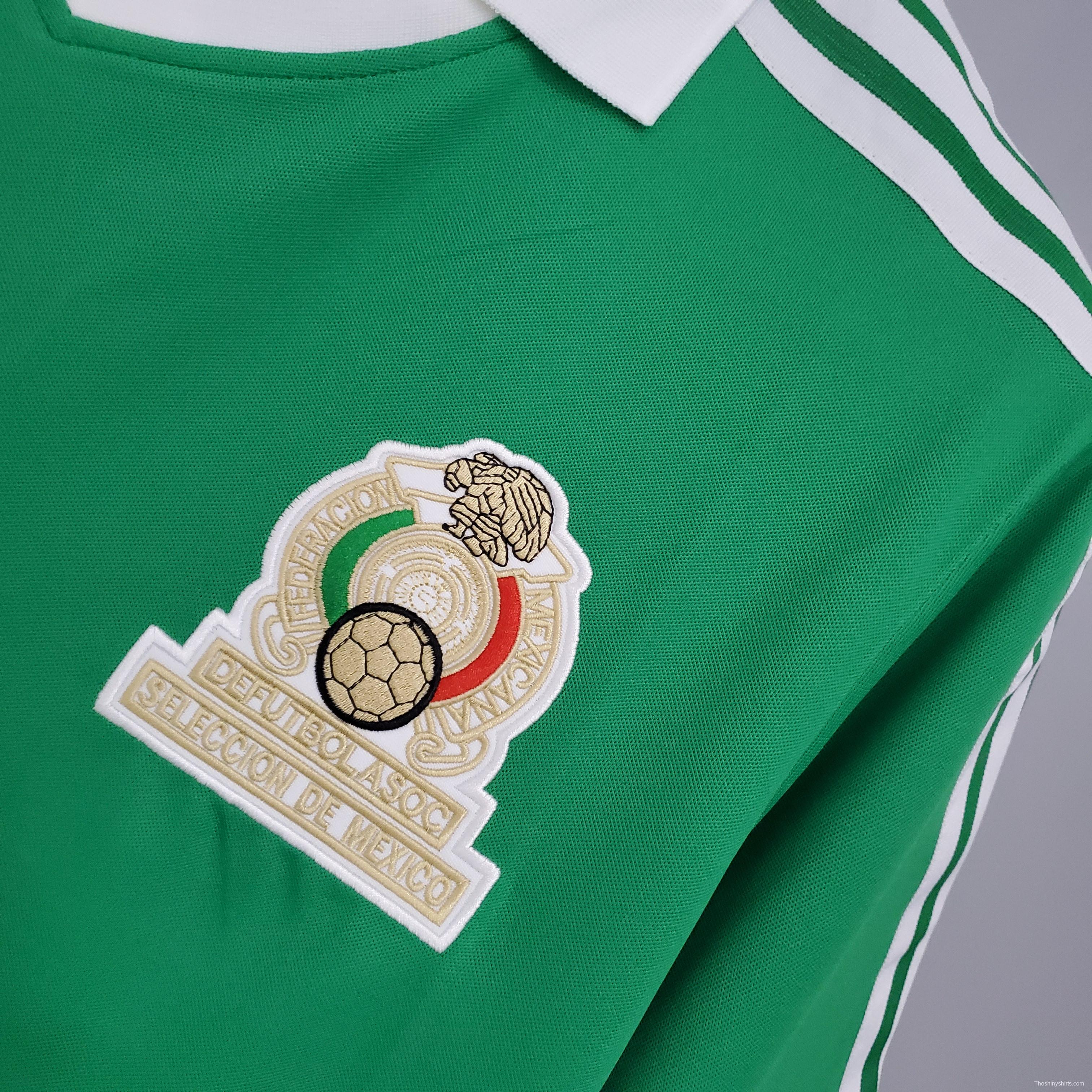 Retro Mexico 1986 home Soccer Jersey