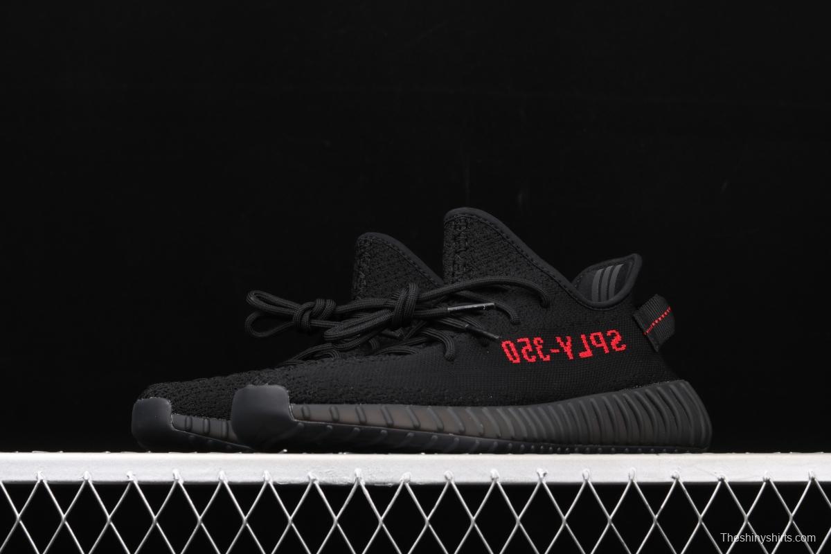 Adidas Yeezy 350 V2 Boost Basf CP9652 Darth Coconut 350 second Generation Black and Scarlet letter BASF Boost original