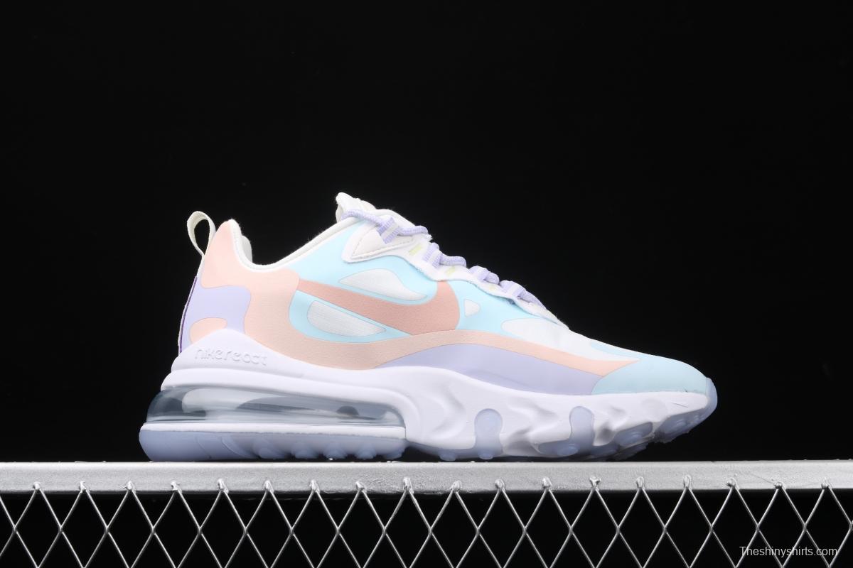 NIKE Air Max 270React new high-frequency mesh function half-palm air cushion cushioning running cloth shoes CQ4805-146