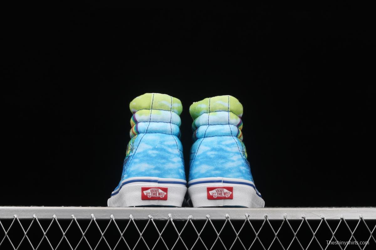 SpongeBob x Vans Sk8-Hi theme animation joint series of high-top casual board shoes VN0A32QQZAW