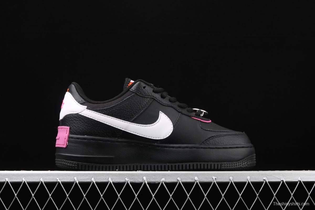 NIKE Air Force 1 ShAdidasow light weight heighten Velcro low-top board shoes CU4743-001