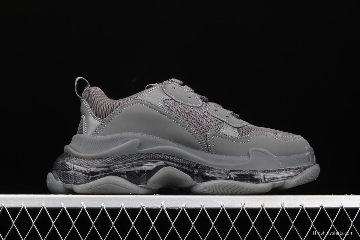 Balenciaga Triple S 3.0 three-generation retro casual running shoes full combination nitrogen crystal outsole A11801