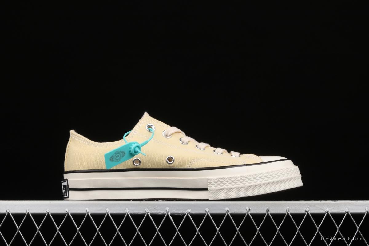 Converse 70s spring new color green cream yellow low-top casual board shoes 170793C