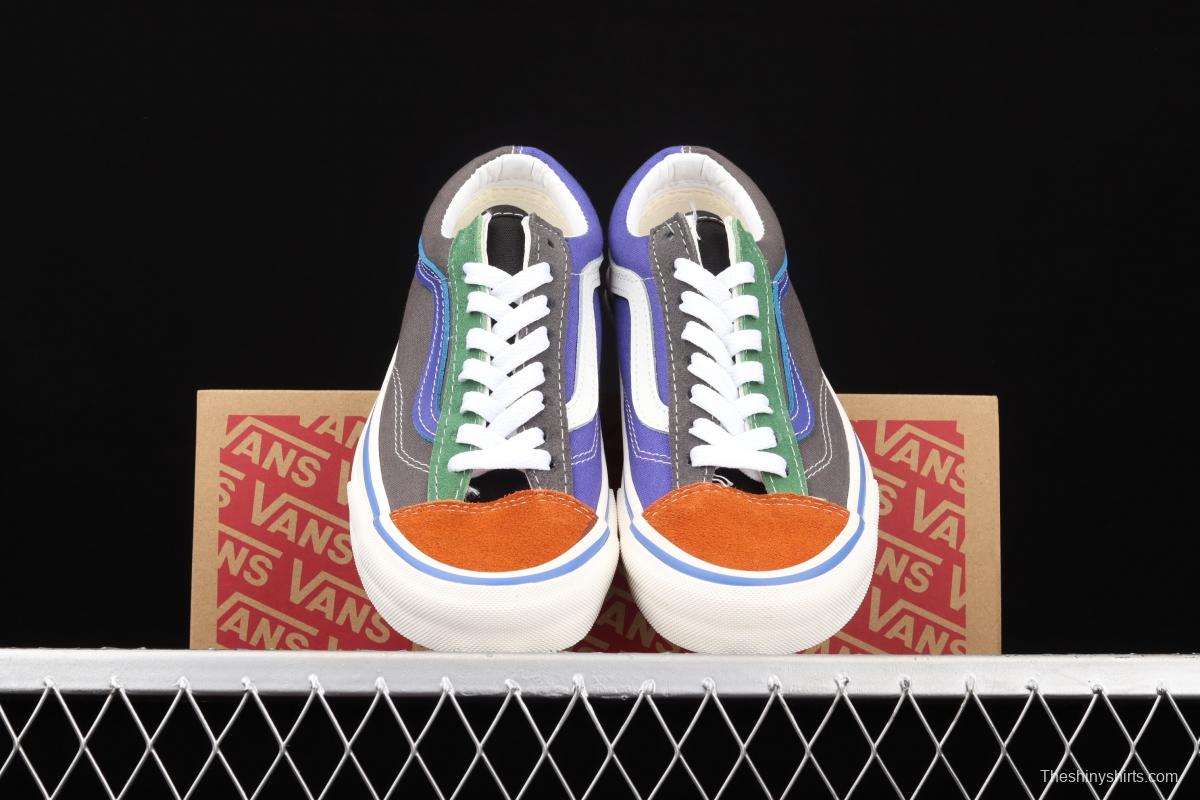 Vans Style 36 ice cream cream blue matching mandarin duck low upper board shoes VN0A54F66T7