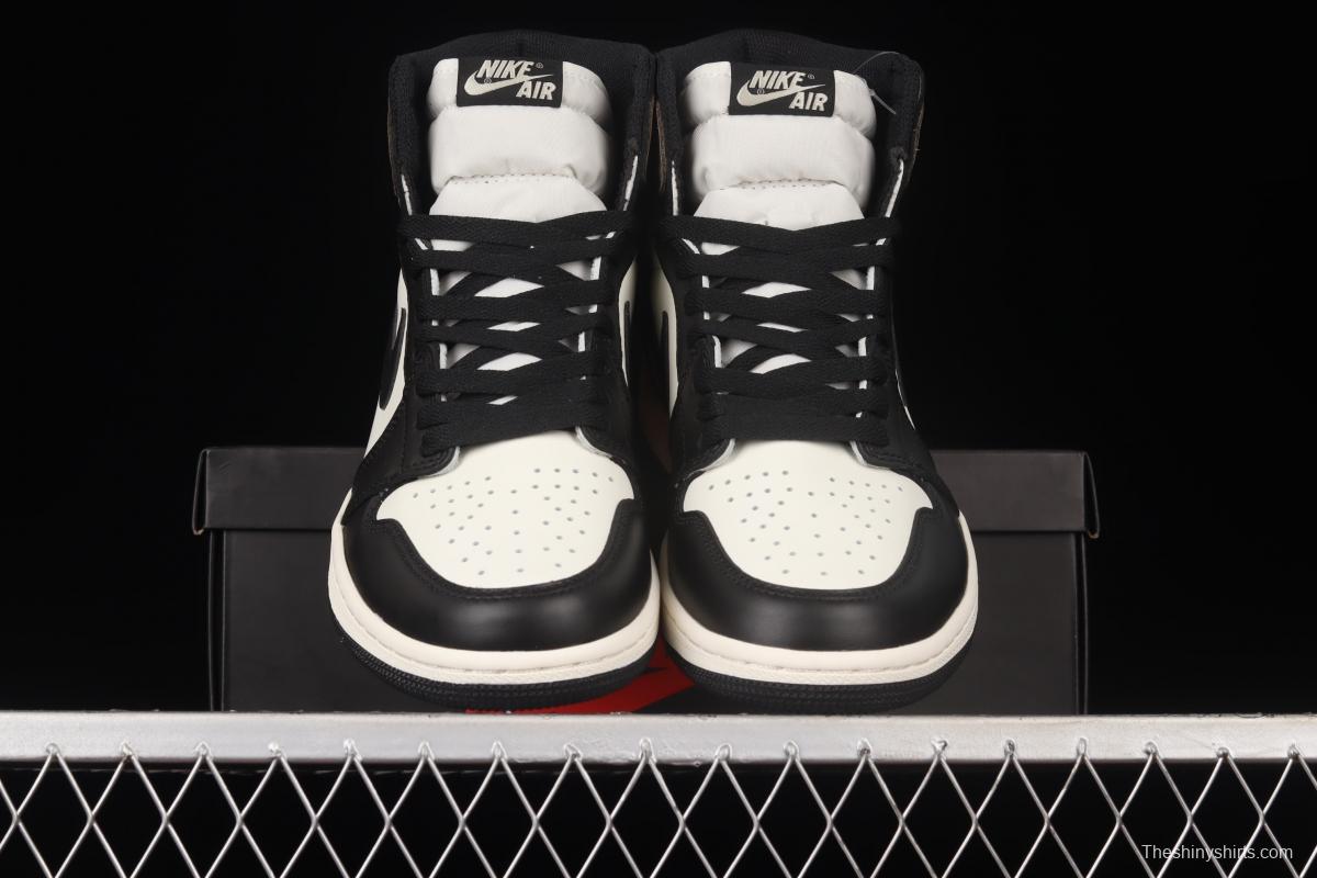 Air Jordan 1 High OG Dark Mocha small barb 555088-105