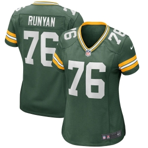 Women's Jon Runyan Green Player Limited Team Jersey