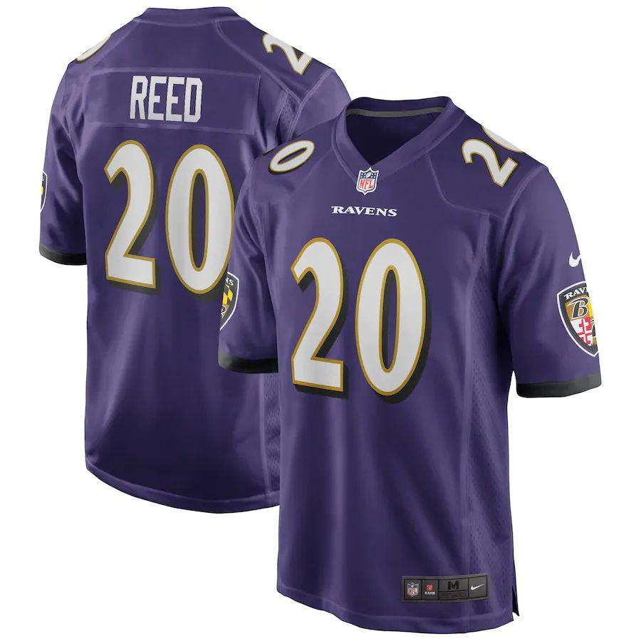 Men's Ed Reed Purple Retired Player Limited Team Jersey