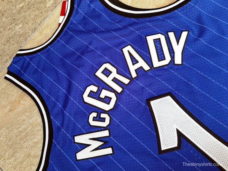 Men's Tracy McGrady Blue Retro Classic Team Jersey