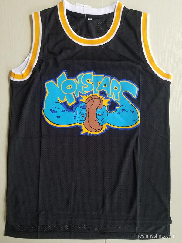 Mon Stars 0 Alien Black Bastetball Jersey