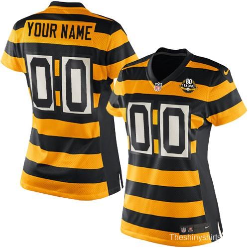 Women's Gold Custom Alternate Game Team Jersey