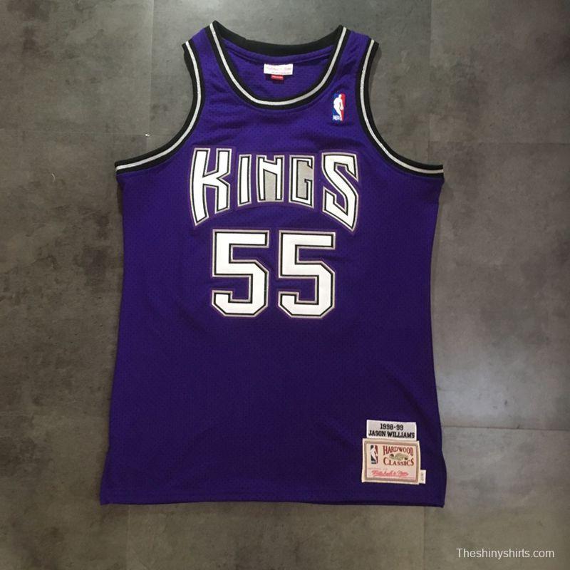 Men's Jason Williams Purple Retro Classic Team Jersey