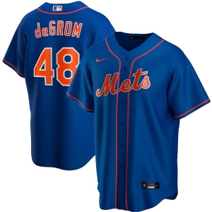 Men's Jacob deGrom Royal Alternate 2020 Player Team Jersey