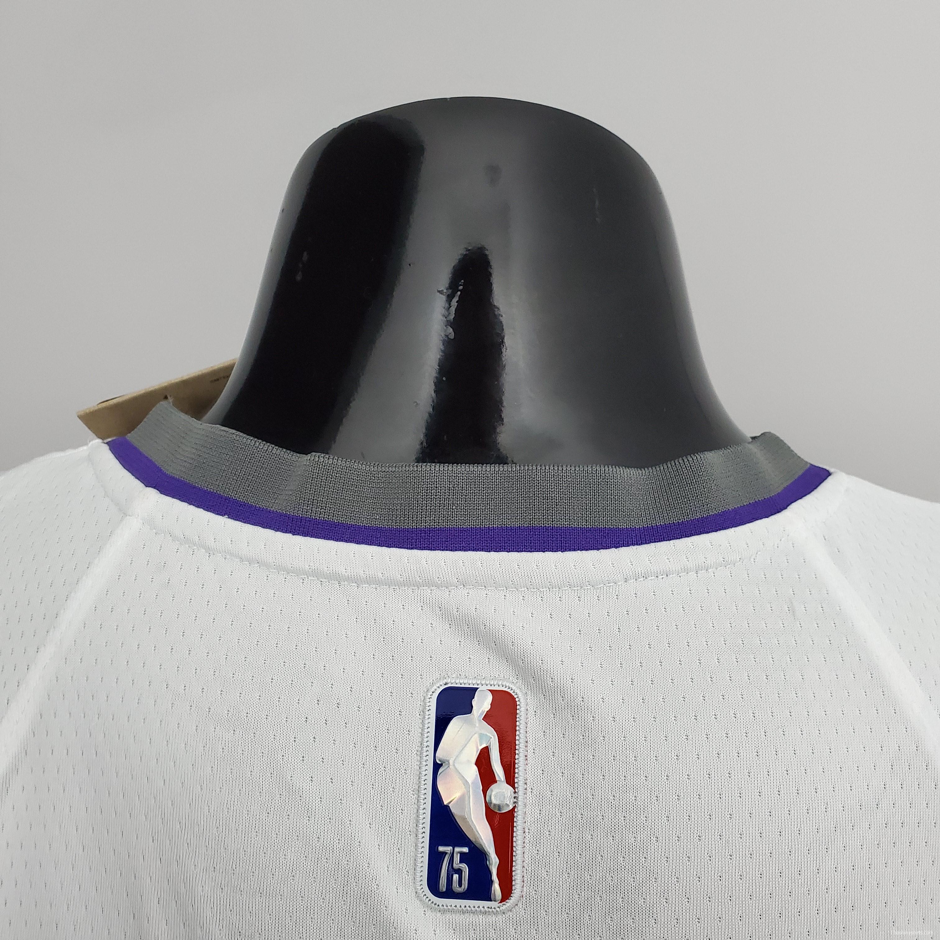 NBA 75th Anniversary Kings Williams #55 White Jersey