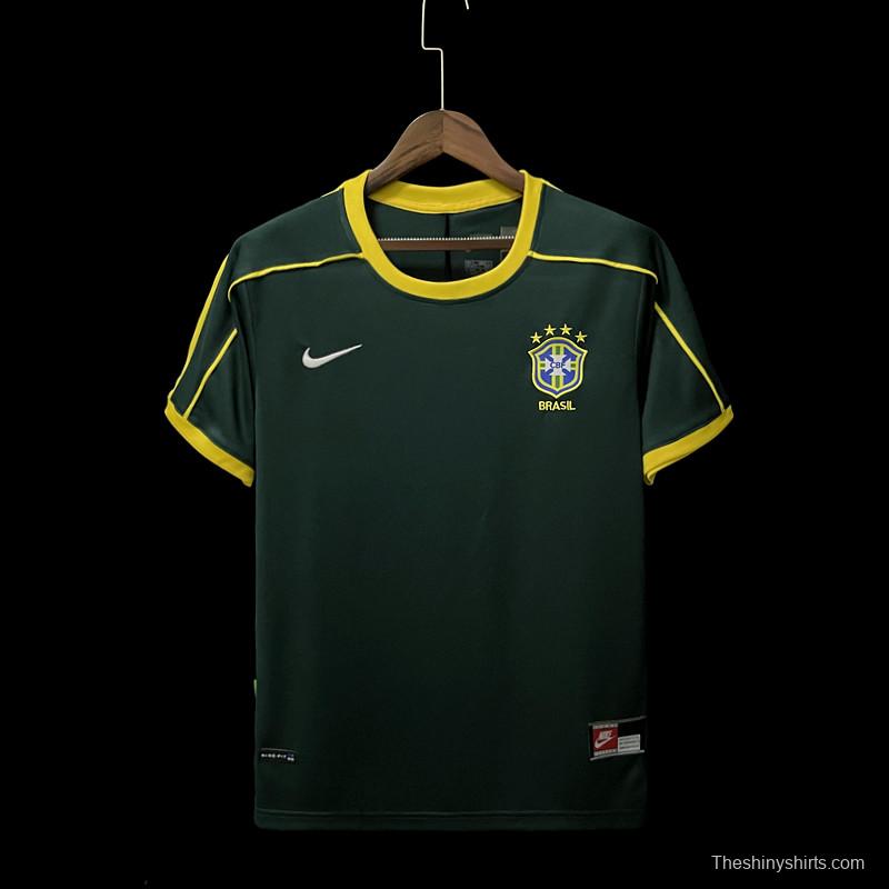 Retro 1998 Brazilian Goalkeeper  Jersey