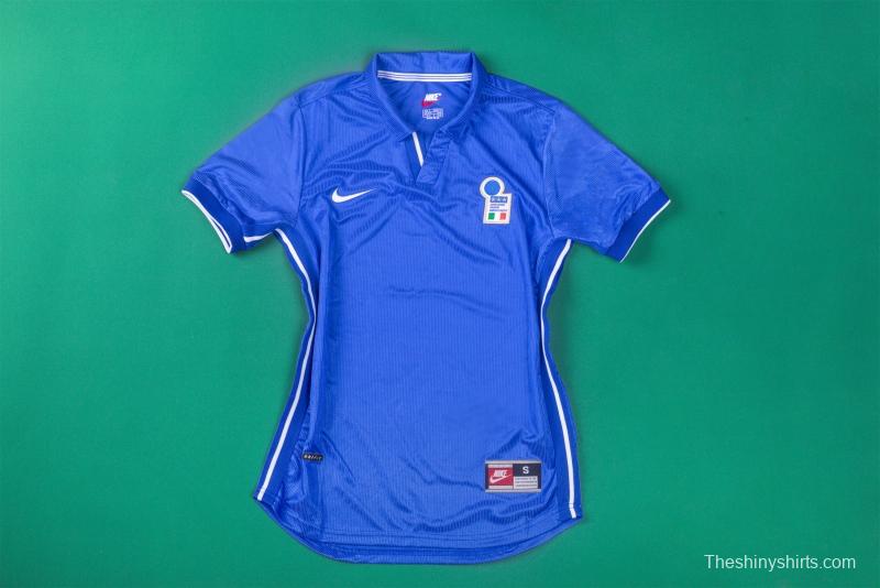 Retro 1998 Italy Home Soccer Jersey