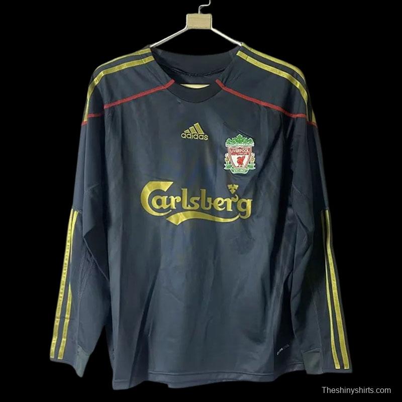 Retro 09/10 Liverpool Away Long Sleeve Jersey