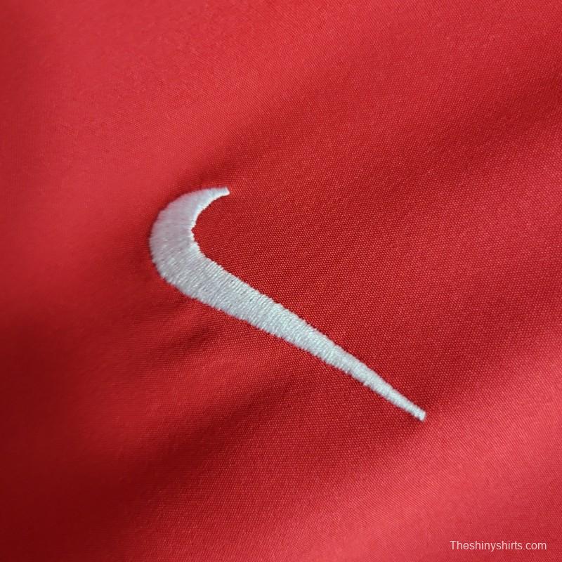 Retro 02/04 Manchester United Long Sleeve Home Jersey