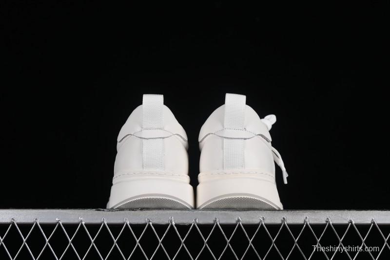 Ecco Soft 60th Anniversary Street Fun Collection Versatile White Sneakers - 63335301002