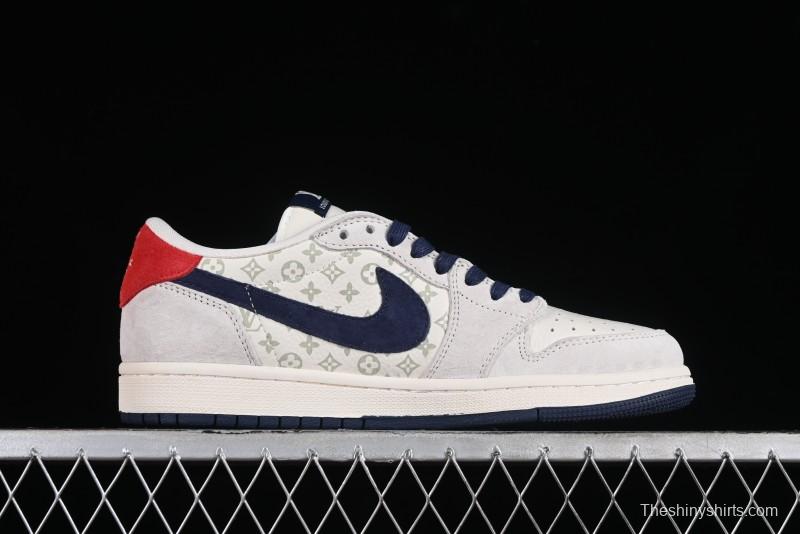 Nike Air Jordan 1 Low OG SP Travis Scott x Fragment Design Collaboration Sneakers - YQ2088-668