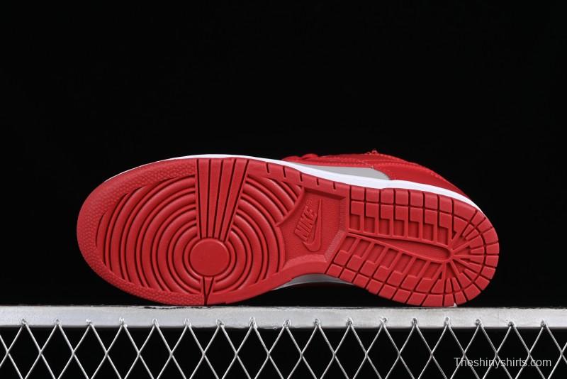 Nike SB Dunk Low Grey Red Colorway Low-Top Casual Skateboarding Shoes - CW1590-0002