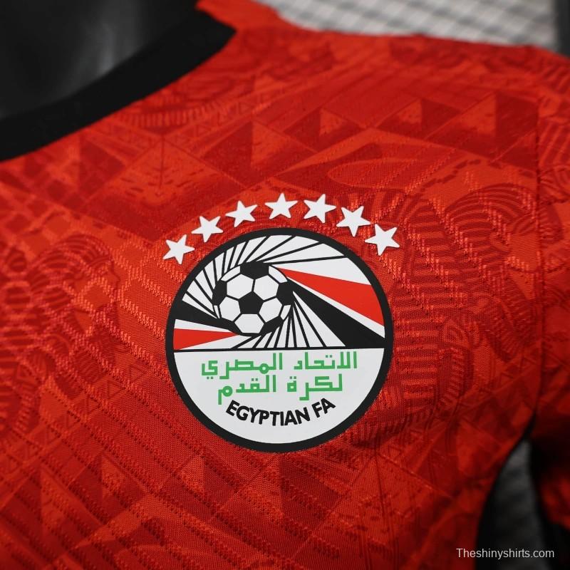 2024 Player Version Egypt Home Jersey