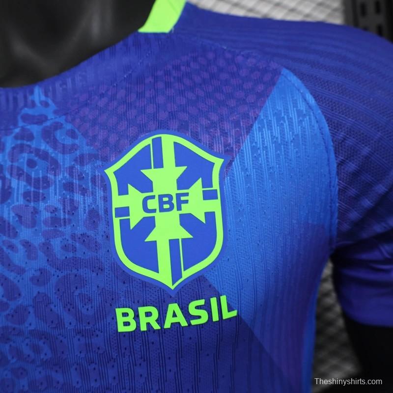 25/26 Player Version Brazil Blue Jersey