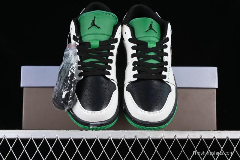 Nike Air Jordan 1 Low Retro Basketball Shoes with Panda Mischief Pioneer Rider Design - 553558-065