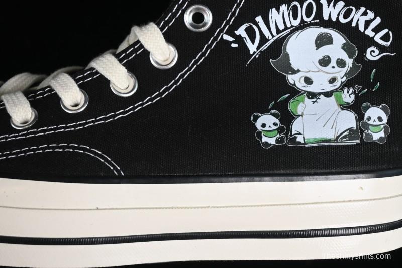 Converse x Honda Limited Edition Pop Mart Collaboration High Top Canvas Sneakers - 162050C