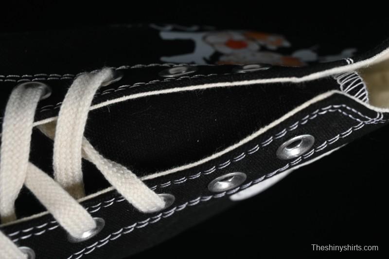 Converse x Honda Limited Edition Pop Mart Collaboration High Top Canvas Sneakers - 162050C