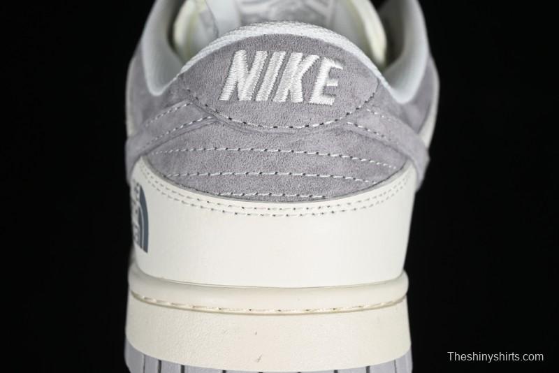 Nike SB Dunk Low The North Face Collaboration - Beige Suede Anniversary High-End Custom Low-Top Casual Skate Shoes - XD6188-020