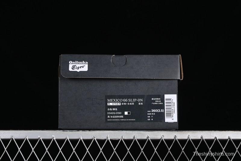 OnitsukaTiger Mexico 66 Low-Top Canvas Casual Running Shoes - D342Q-0190