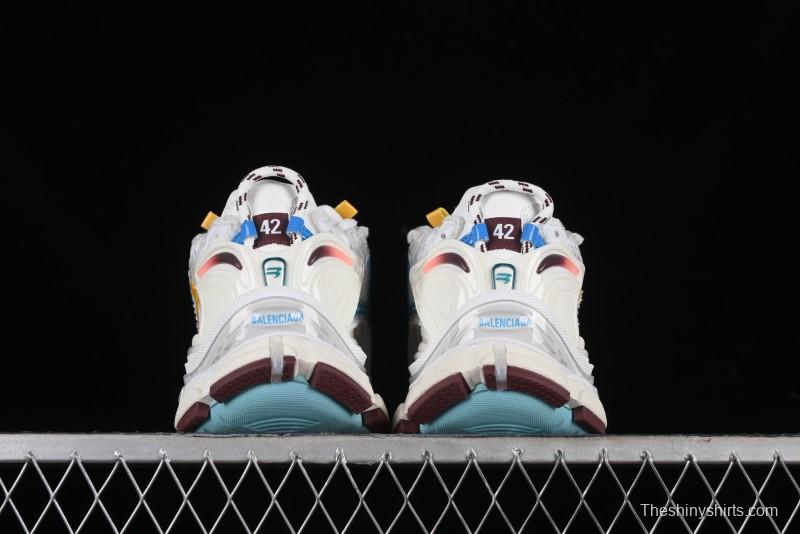 Balenciaga Runner Kith Four Color Retro Casual Sneakers - W3RNY0326