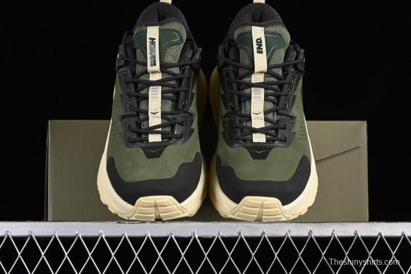 HOKA ONE ONE Tor Ultra Low Round Toe Cushioned Durable Low-Cut Hiking Shoes - 1155730 CVF