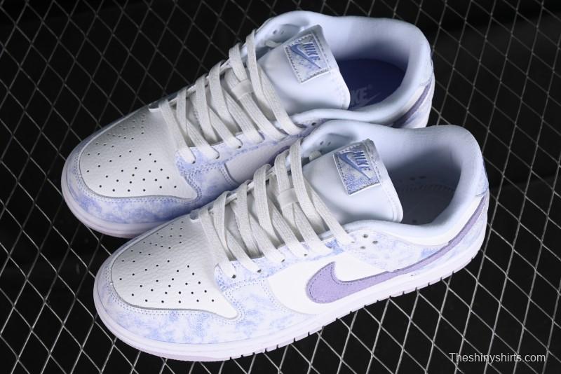 Nike SB Dunk Low Premium White Light Purple Skateboarding Shoes - DM9467-500