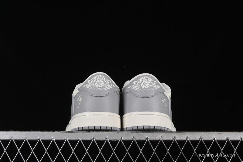 Nike Travis Scott x Fragment Design x Air Jordan 1 Low OG SP AJ1 Collaboration Sneakers - DM7866-021