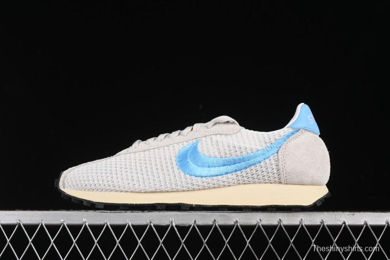 Nike Stussy Roshe Run LD-1000 Comfortable Versatile Slip-Resistant Durable Waffle Low-Top Casual Running Shoes - FQ5369-001