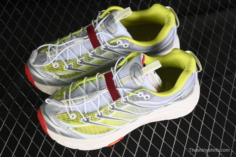 Hoka Mafate Three 2 Ultra-Lightweight Cushioned Trail Running Shoes - 1153931 WNN