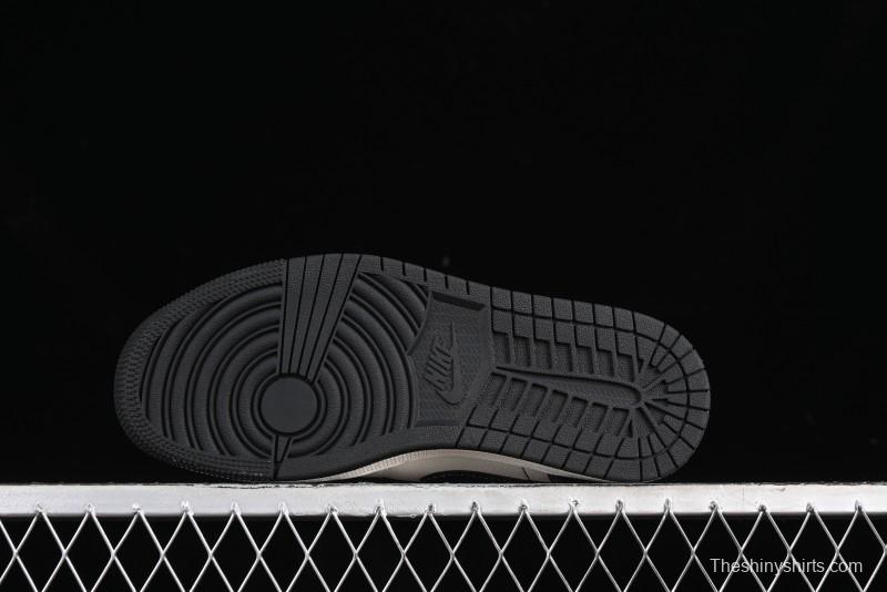 Nike Air Jordan 1 Low AJ1 Marvel Collaboration - Batman Custom High-End Low-Top Basketball Shoes - SJ6650-011