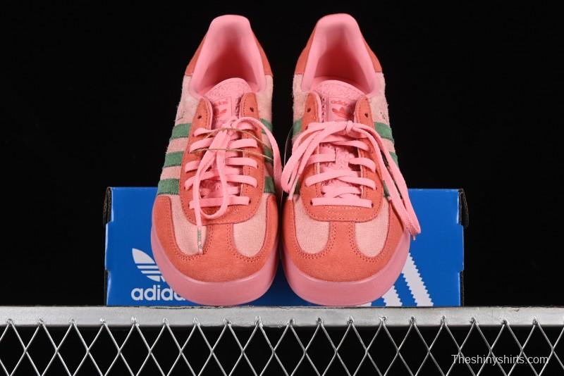 Adidas Originals Gazelle Indoor Retro Casual Slip-Resistant Wear-Resistant Low-Top Sneakers - IG6782