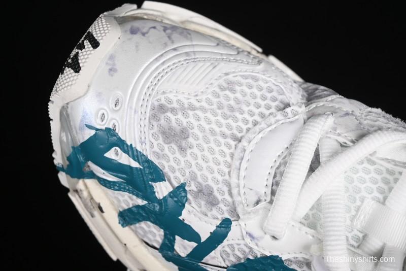 Balenciaga Runner Kith Four Color Retro Casual Shoes - W3RNY0133