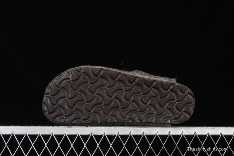 Birkenstock Half-Fur Slide Sandals with Wool Lining - G.D4