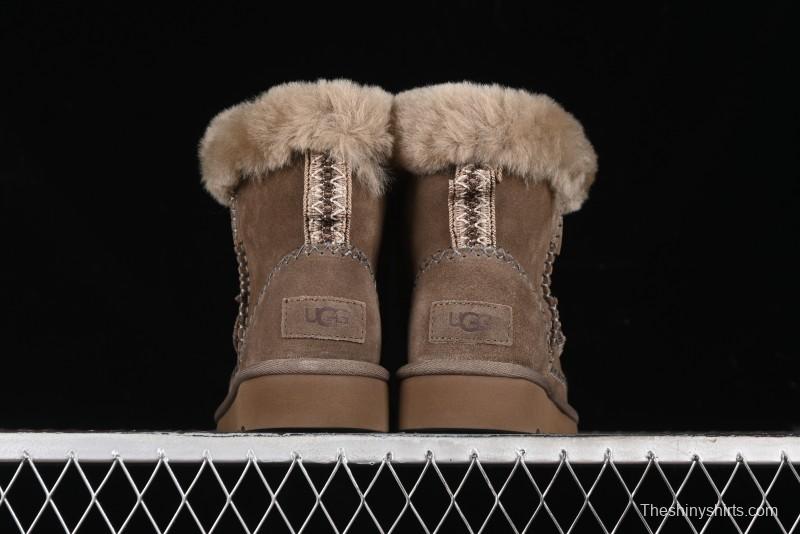 UGG Classic Mini Alpine Shearling Lined Snow Boots - 1158251
