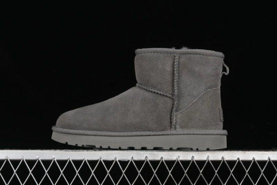 UGG Classic Ultra Mini II Short Boots with Genuine Wool Lining - 1016222
