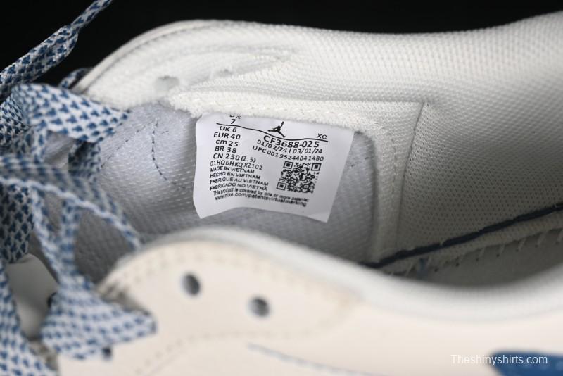 Nike Travis Scott x Fragment Design x Air Jordan 1 Low OG SP AJ1 Retro Casual Sneakers - CF3688-025