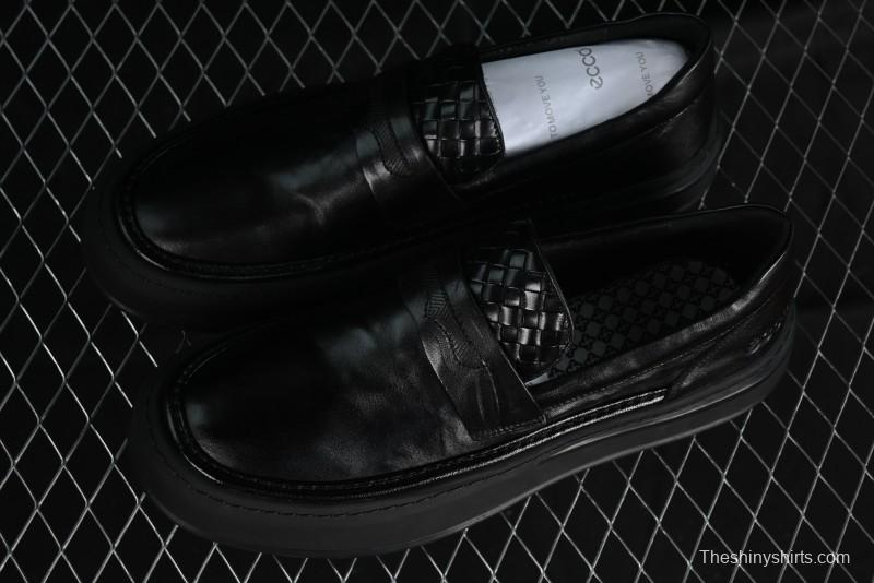 ECCO London Series 2024 New Leather Business Driving Loafers - 63663701001