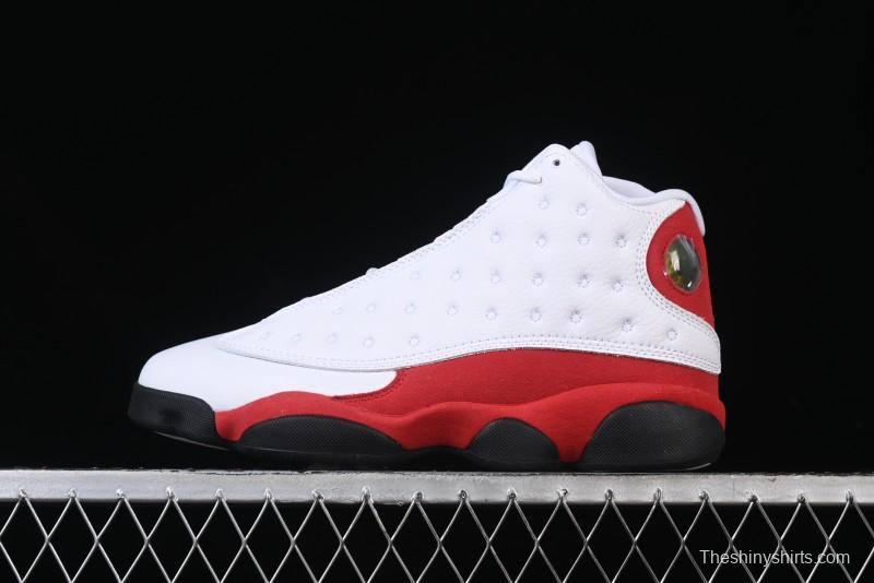Nike Air Jordan 13 Retro Basketball Shoes with 3D Holographic Cat Eye and Original Carbon Fiber - 414571-122
