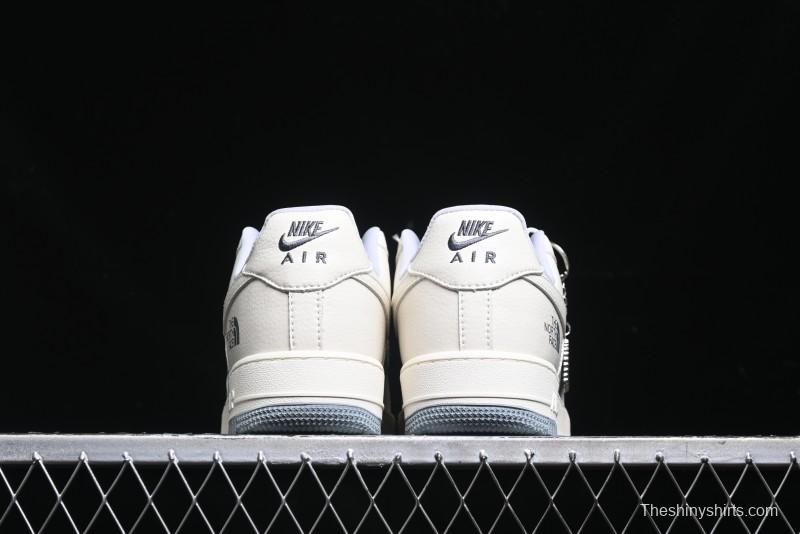 Nike Air Force 1 '07 Low The North Face Collaboration - Beige Grey Sole Low-Top Casual Sneakers - DF0188-014