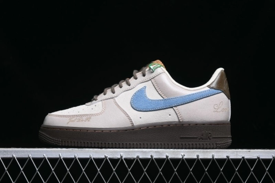 Nike Air Force 1 '07 Low Casual Sneakers with Full-Length Air Cushion - HQ3458-142